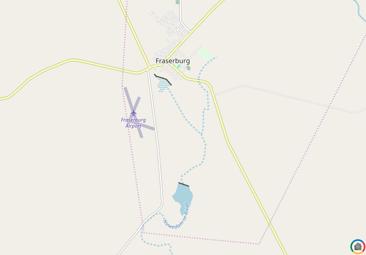 Map location of Fraserburg